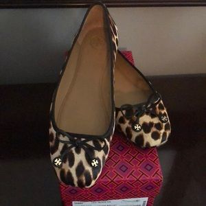 Tory Burch Laila Haircalf Driver Ballet